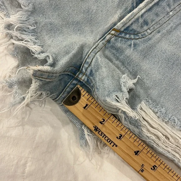 AGOLDE Jean distressed shorts size 27 - Picture 8 of 8
